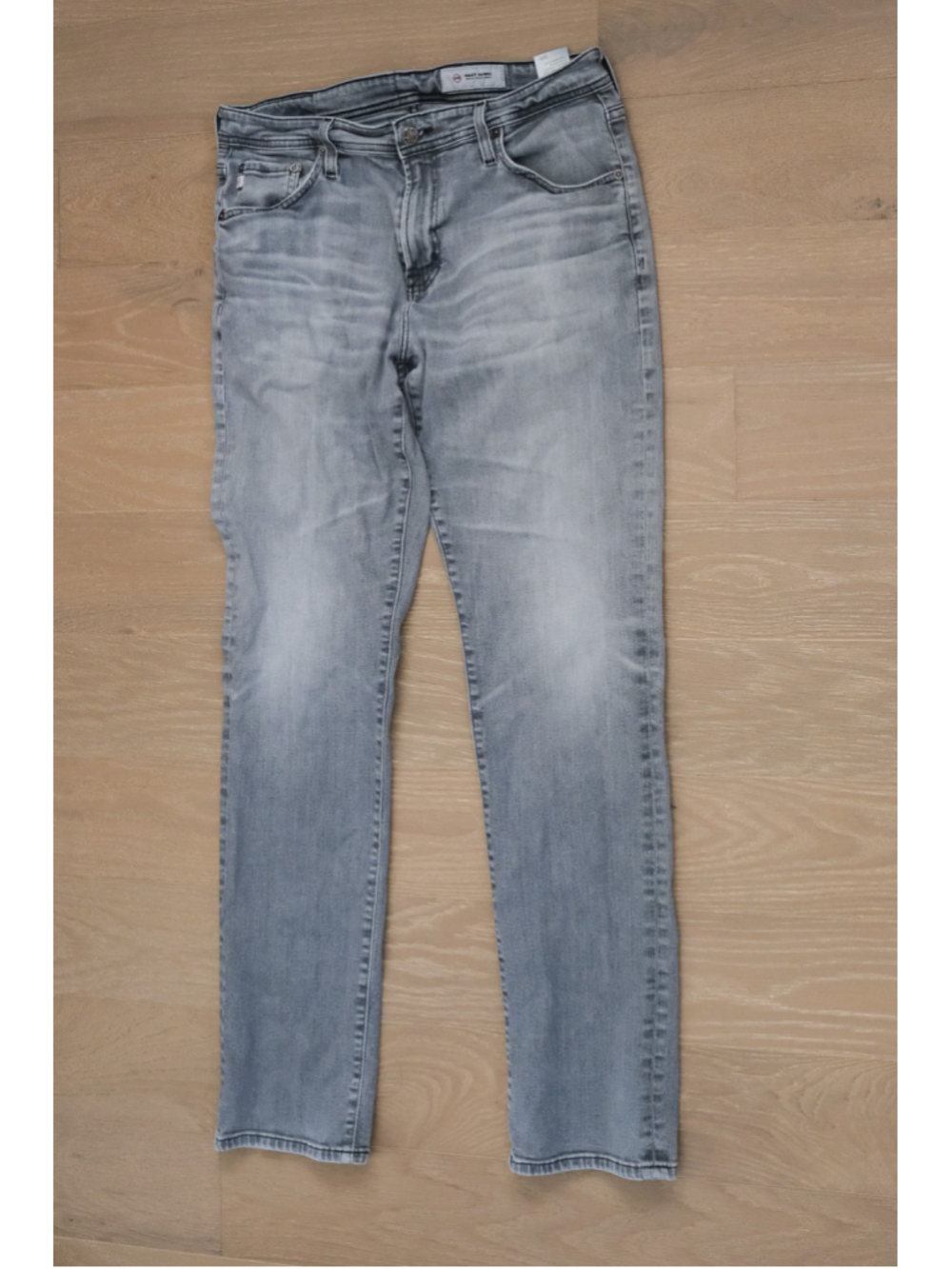 AG Adriano Goldschmied Men’s Gray Wash Jeans Size 33R